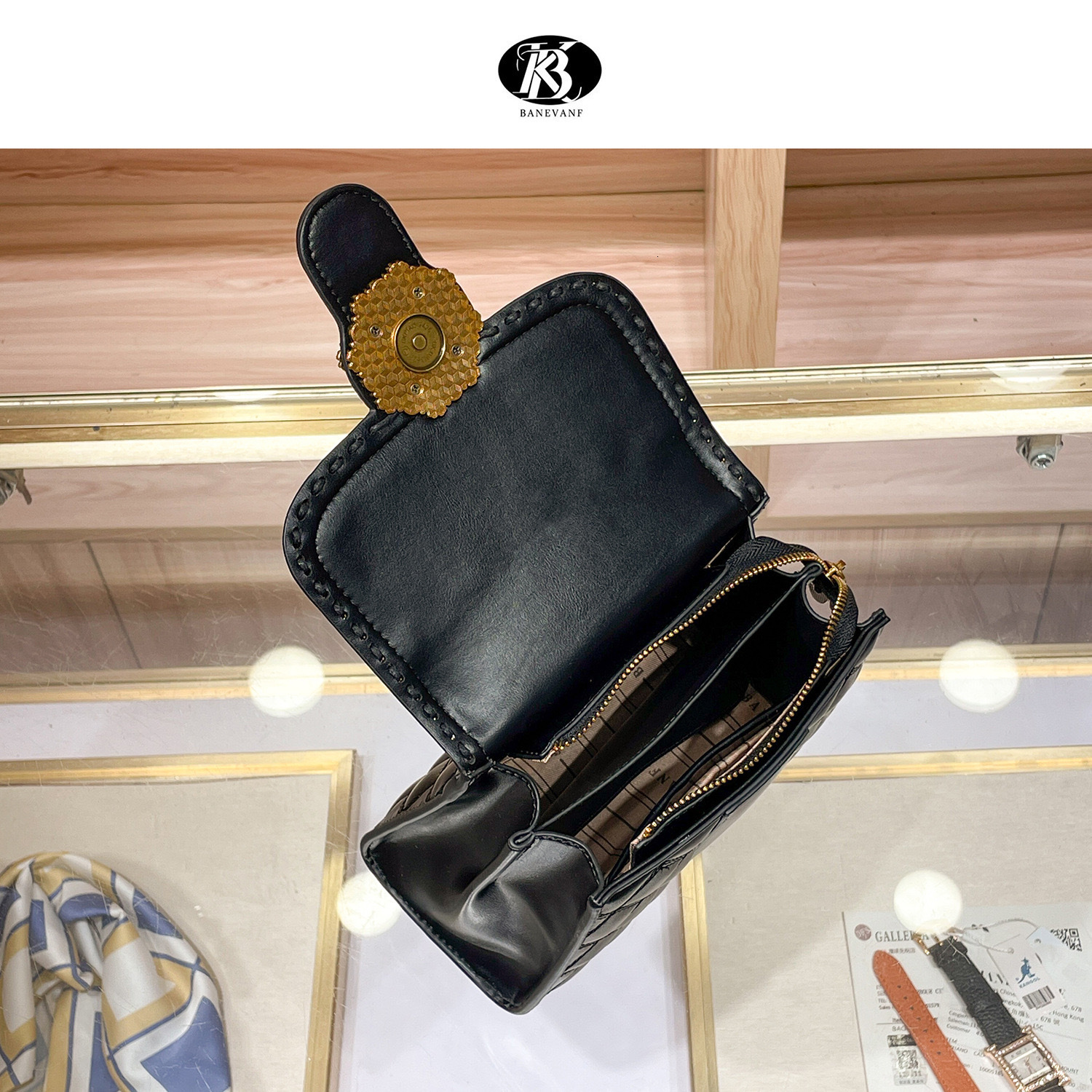 Guangzhou 2025 New Lingge Handheld Fashion Versatile Women's Single Shoulder Crossbody Bag for Women