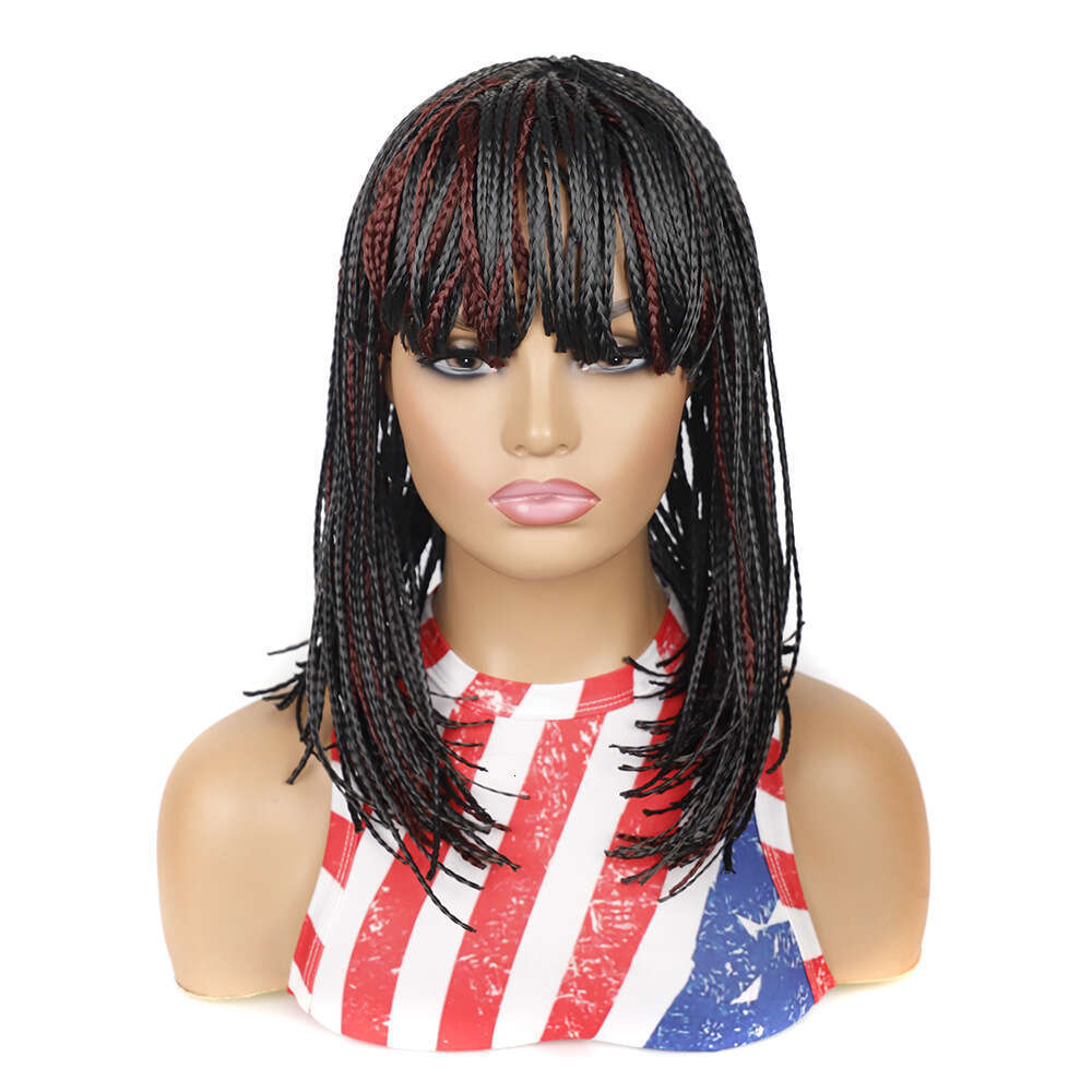 Lace Front Wig Cover T Shape Braid Women S Hair Wave Head Wig Synthetic Fiber Small Braid Short Hair Headband