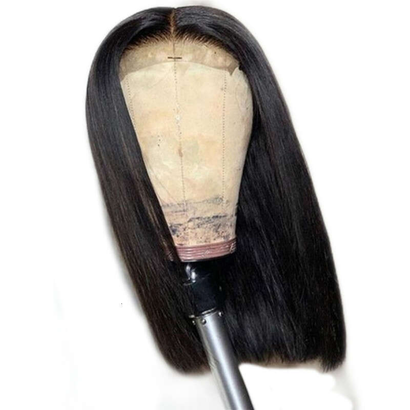 Lace Front Wig Cover T Shape Wig Women S Medium To Long Fashionable Bobo Headband Bangs Collarbone Hair Black Wig Headband