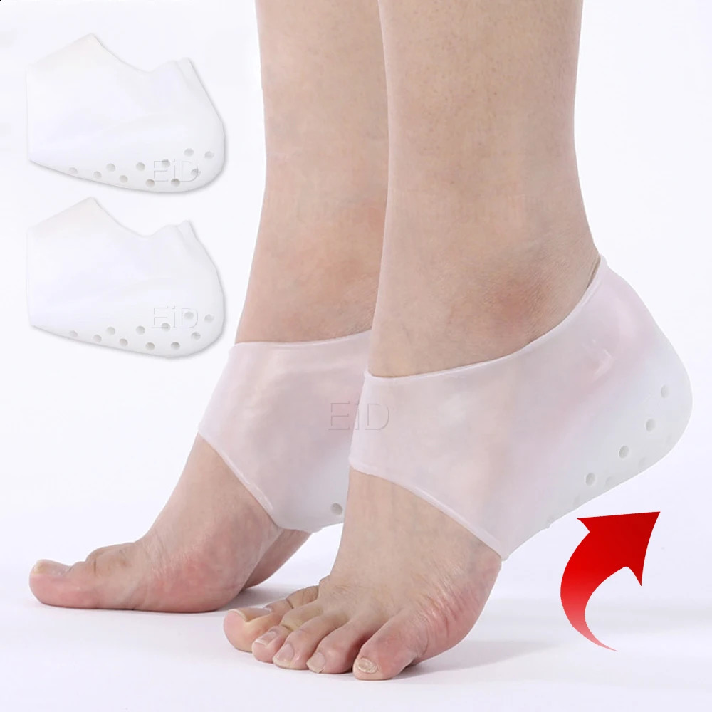 EiD 2cm 3cm 4cm Silicone Invisible Height Increase Insole Height Lift Taller 2in1 Soft Sock Shoes Pad for Men Women drop 250121