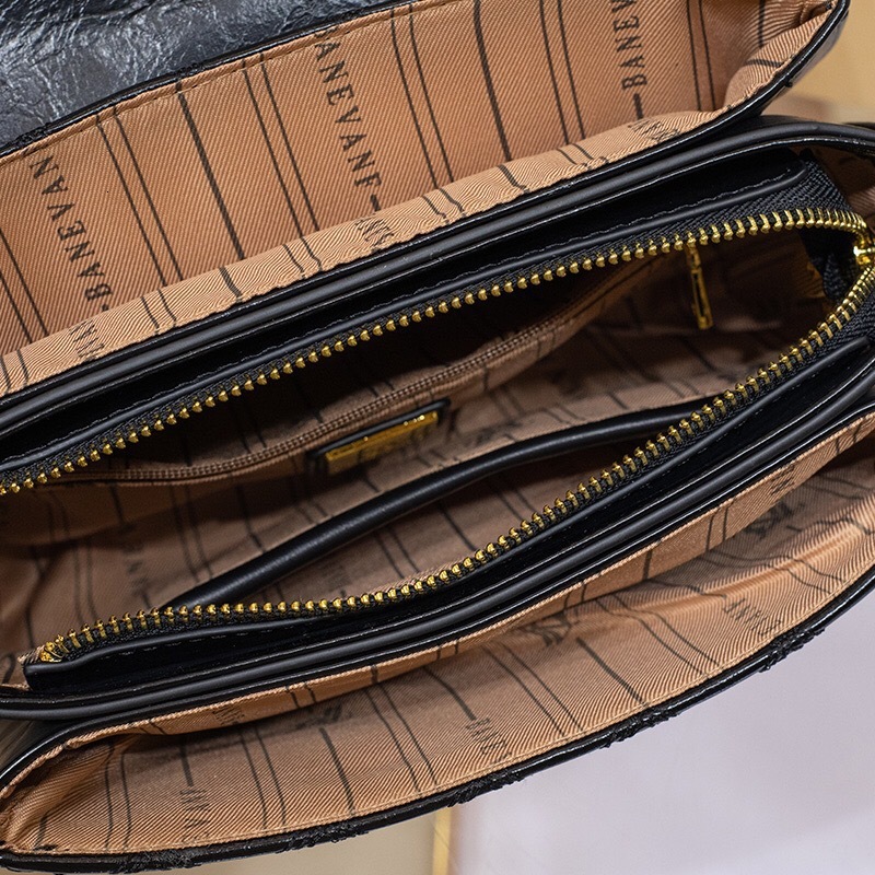 BANEVANF Queen 2024 new product, high-end leather diamond grid chain women's bag, single shoulder crossbody bag