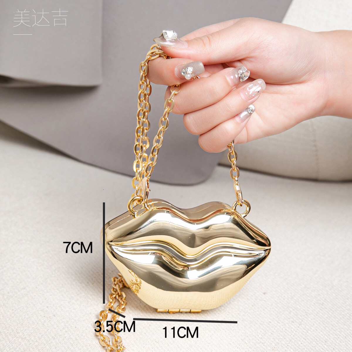 Chain Large Lip For Women New Style Summer Crossbody New Style Women's Bag