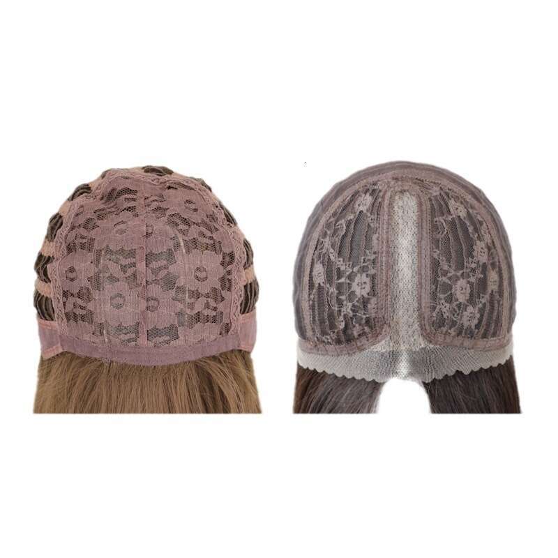 Lace Front Wig Cover T Shape Wig Long Head Cover Women S Micro Curly Full Top Simulated Human Hair Natural Lace Eight Character Summer Wig Cover