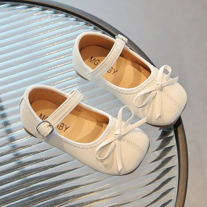 Fashion er Girls Flat PU Leather Shoes Spring Autumn Toddler Little Kids Oxfords For Girl Party School Shoes Green Black 250121