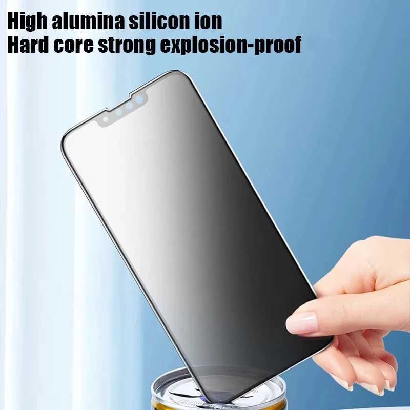 5PCS Matte Privacy Screen Protectors For iPhone 16 15 Pro Max 14 13 12 11 Pro X XR XS Max 7 8 Plus SE2 SE3 Anti Spy Ceramic Film M250120