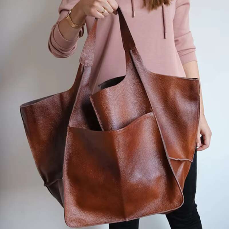 Travel Handbags For Women 2021 Big Capacity Design Shoulder Bags Female Solid Casual Totes Bag Ladies High Quality Leather Purse