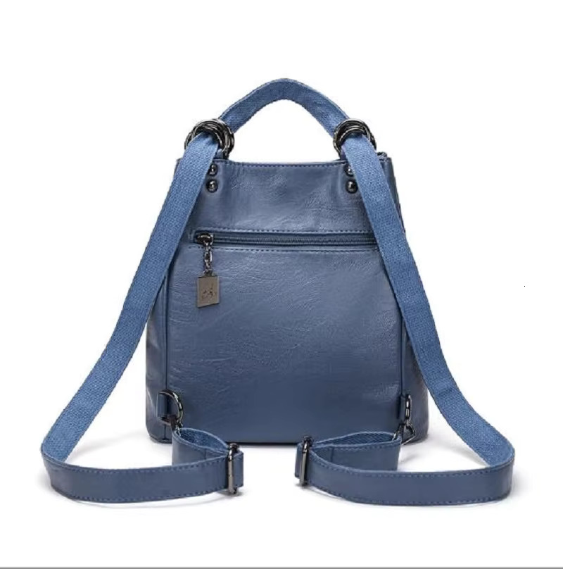 Hot Sale New Women Large Capacity Travel Backpack High Quality Leather Fashion Shoulder Bags Female Casual Handbag School Bag
