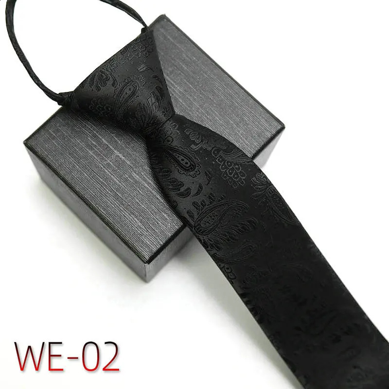 Suit Business Zipper Tie for Man 487cm 1200 Pins Highend Polyester Neck Striped Solid Color Grid Flower Ties 250114