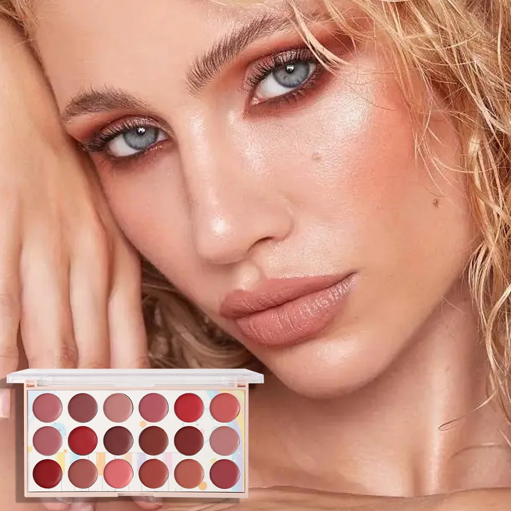 18 Colors Matte Lipstick Palette lip gloss Korean cosmetics lipsticks set makeup for women make up Beauty 250108
