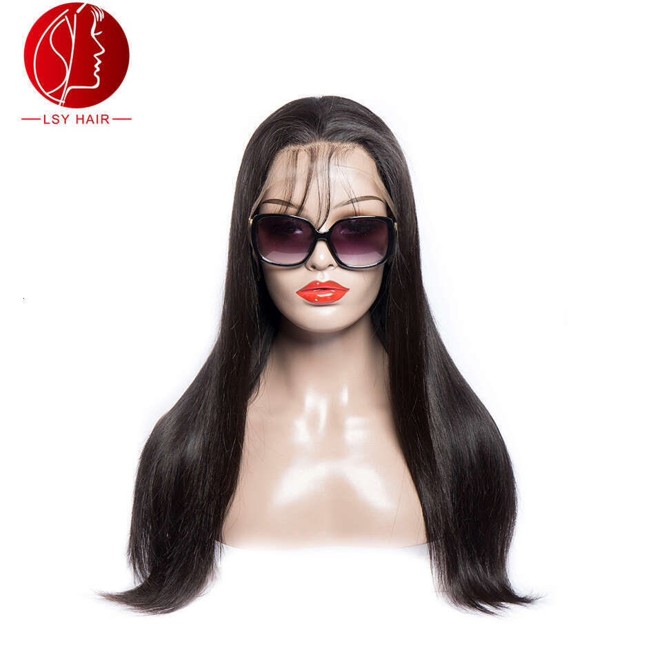 Lace Front Wig Cover T Shape Lace Female Wigs Glueless Front Lace Human Hair Wig Headband