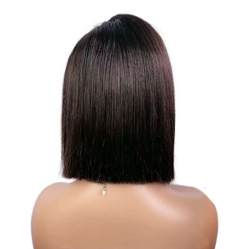 Lace Front Wig Cover T Shape Full Real X Front Lace Fashionable BOBO Wig Headband Hot Selling Bob Style Short Straight Hair