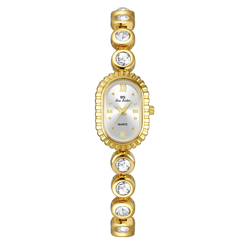 Diamond Watches For Women Rhinestone Gold Clock WomenWristwatch Gift For Girlfriend 250121