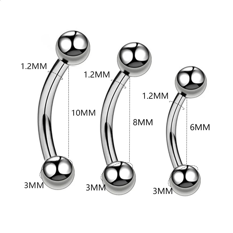 40PCS Steel Body Piercing Jewelry Lot Bulk Nose Ring Tongue Bar Eyebrow Labret Set Horseshoe Pack 250110