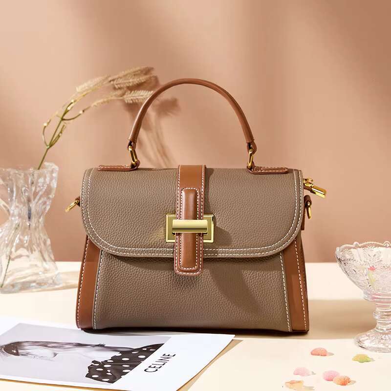 Handbags Female Crossbody Small Square Shoulder Bag Mom Women Bags New Fashion 2023 Genuine Cowhide Leather Satchel
