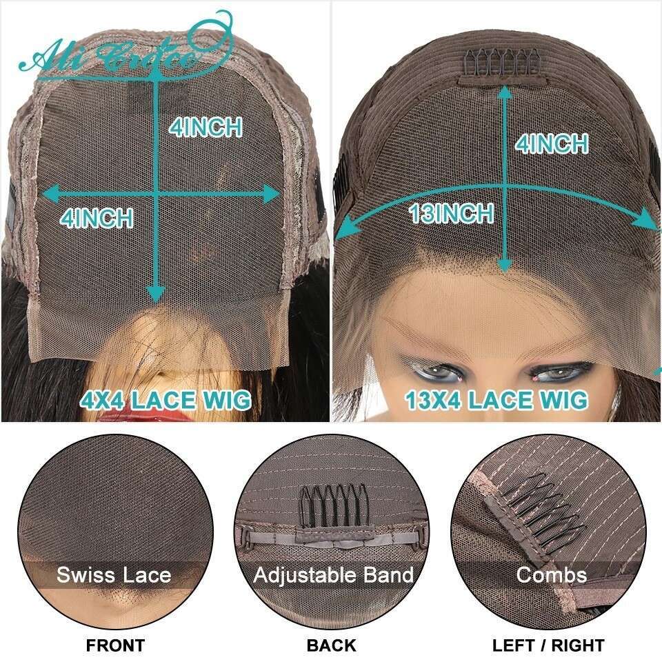 Lace Front Wig Cover T Shape Full Real Lace Front Spliced Wig Set Elf Style Naturally Decorated Face Shape Women S Headband