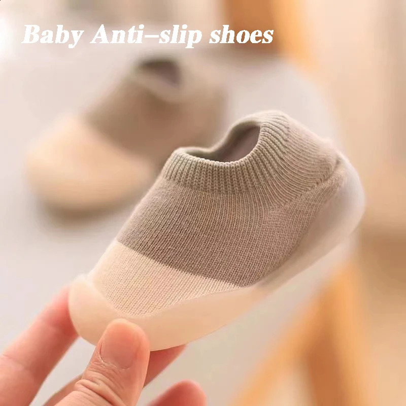 Baby Socks Shoes Infant Color Matching Cute Kids Boys Doll Soft Soled Child Floor Sneaker BeBe Toddler Girls First Walkers 250115