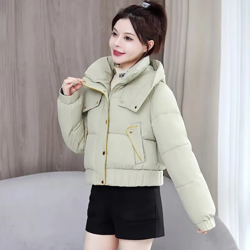 Fashion Down Jacket Women's 2024 Short Loose Padded Winter Cotton-Padded Jackets New Temperament Warm Coat
