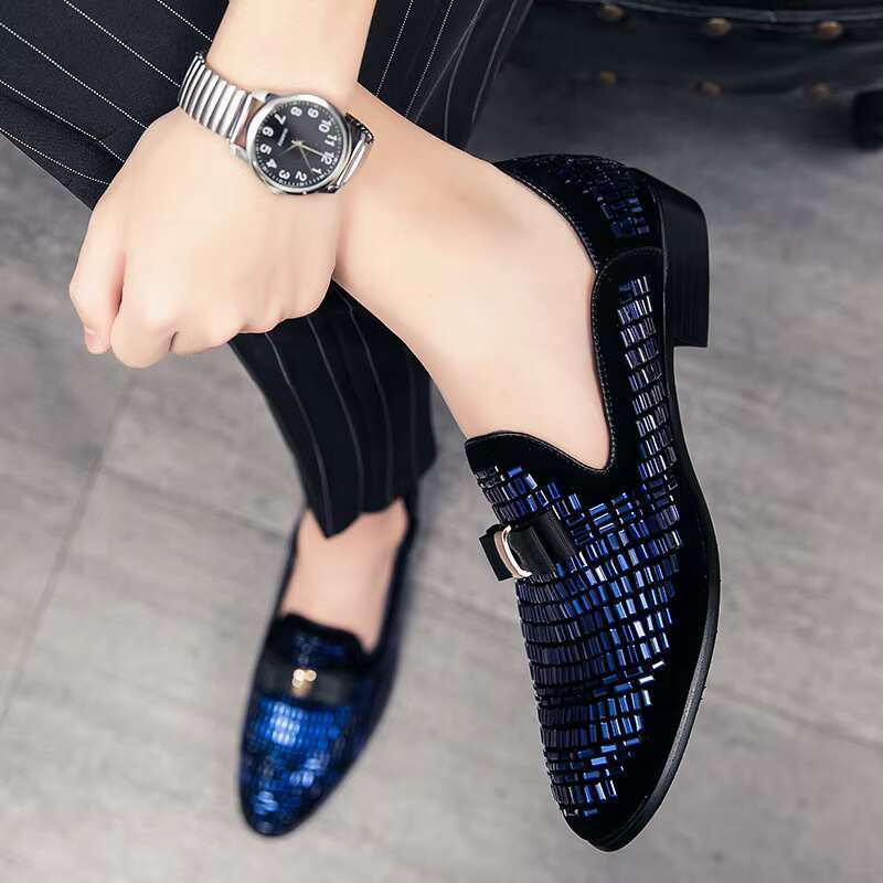 Casual Shoes Men Loafers Brand Rhies Italy Fashion Male Designer Wedding Elegant Moccasins Slip-On Driving Shoe