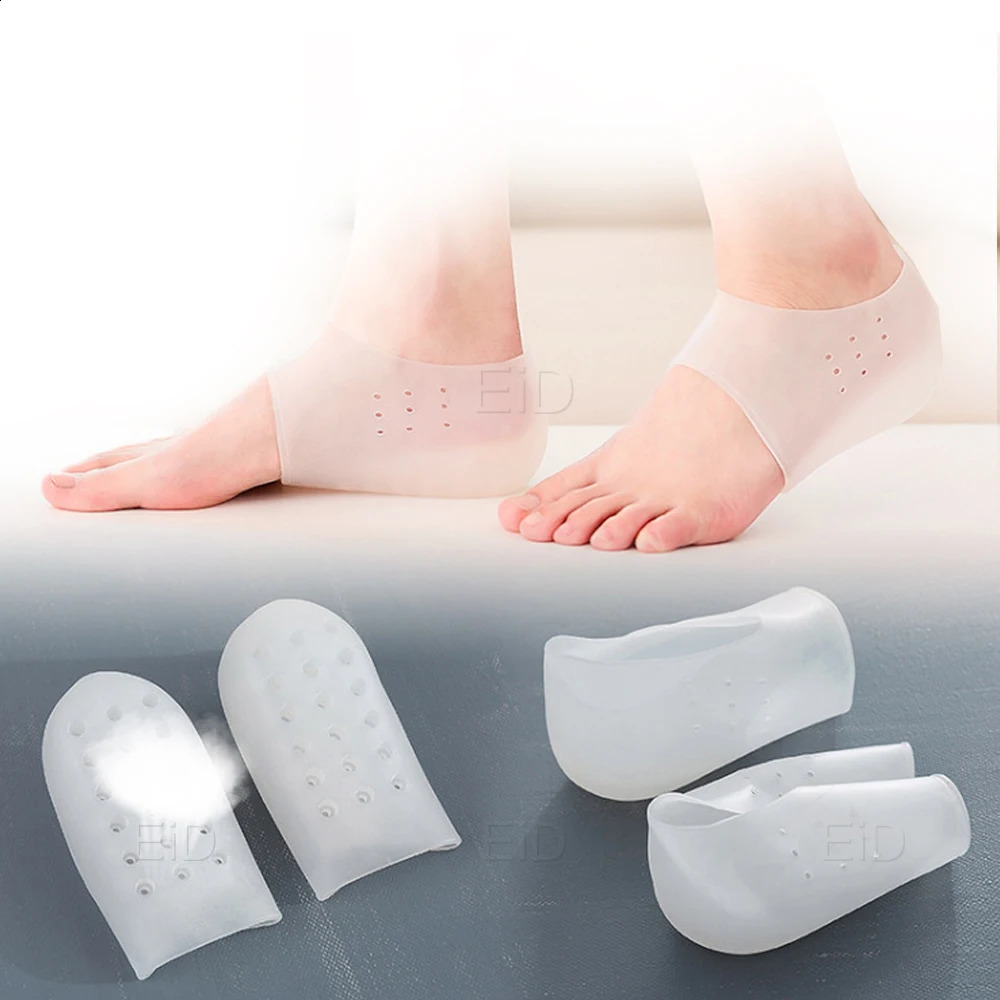 EiD 2cm 3cm 4cm Silicone Invisible Height Increase Insole Height Lift Taller 2in1 Soft Sock Shoes Pad for Men Women drop 250121