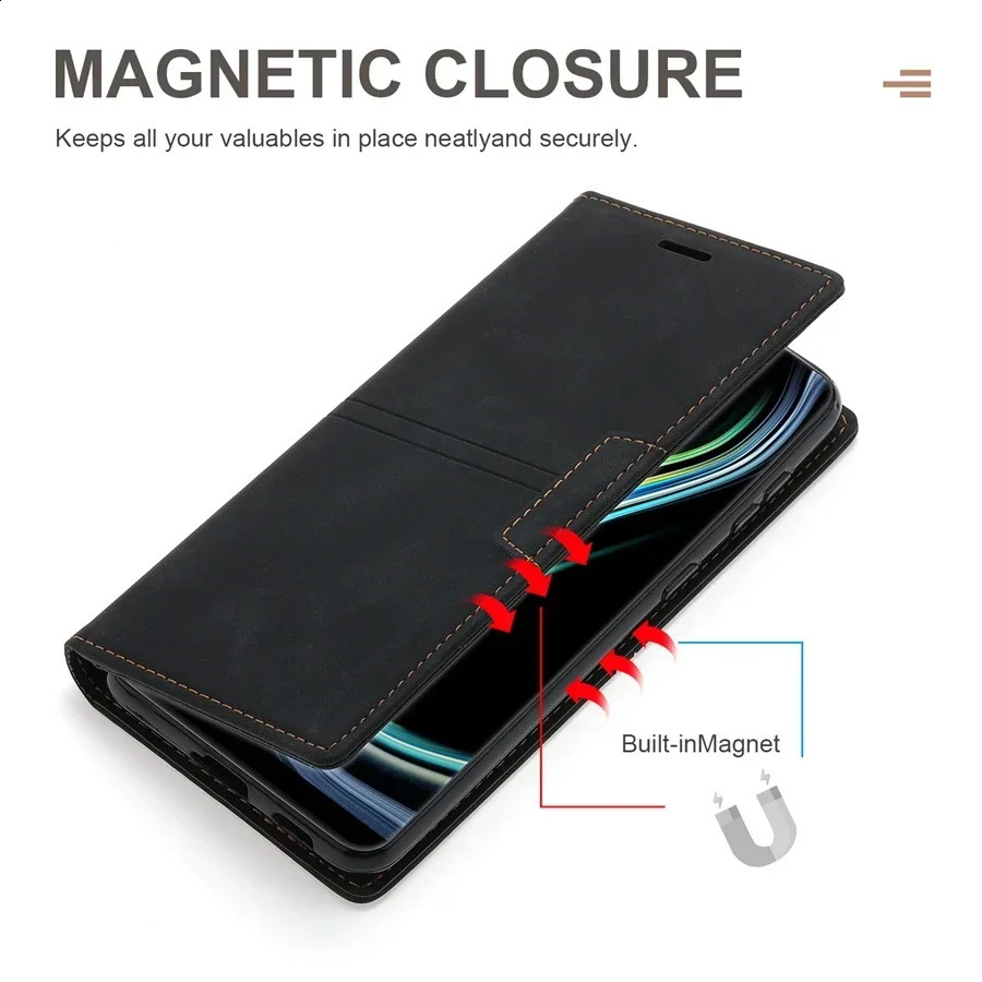 Wallet Fantastic Opposites Card Slot Flip Leather Case For Galaxy S24 FE S23 Ultra S22 Plus S21 S20 S10 Note20 10 Lite 9 250120