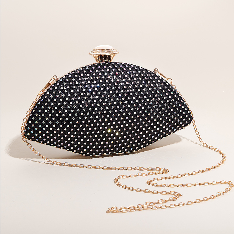 New Clutch Water Shining Handheld Banquet With Diamond Embedding Dress Small Bag