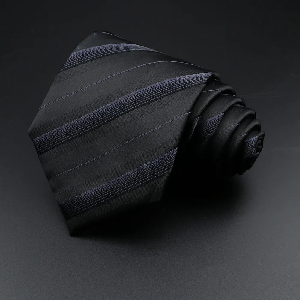 Mens Jacquard Striped Plaid Tie Classic Polyester N Skinny Necktie Accessories Daily Wear Cravat Wedding Party Gift 250114