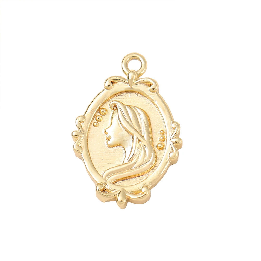 Factory Wholesale Brass The Sun Goddess Charms Pendant Necklace and Bracelet Earring Diy Jewelry Making Supplies Accessories 250117