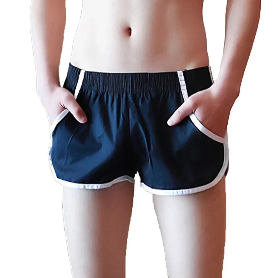 Men Shorts Low Waist Underwear Short Pants Cotton Casual Sportwear 250121