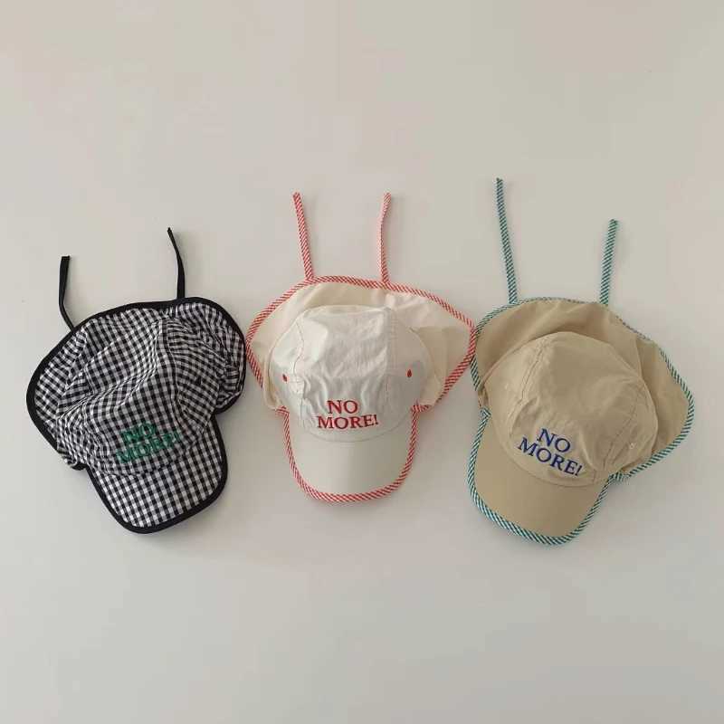 Breathable Kids Sun Cap for Summer Quick-Drying Sun-Protective Beach-Hat with Neck Flap Thin Fisherman Hat Baby Headwear A2UB T250121