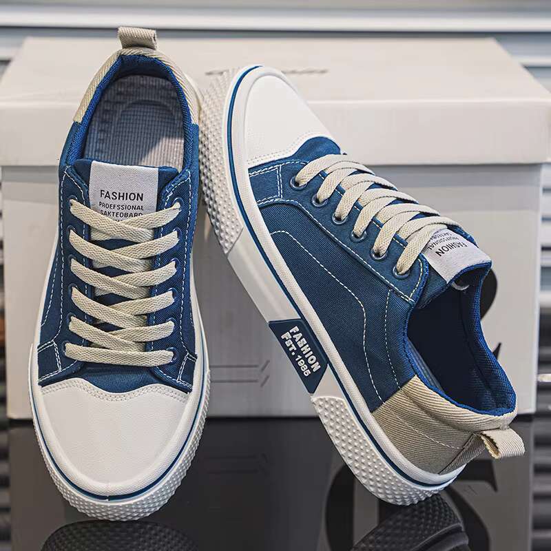 Summer New Breathable Versatile Skateboarding Men's Soft Bottom Casual Sports Trend Fashion Canvas Shoes 46size