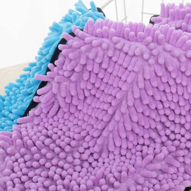 Soft Fiber Absorbent Cat Bath Towel Convenient Pet Cleaning Washcloth Dog Towel Quick Dry Pet Towel Bath Robe Cleaning Supplies M250118