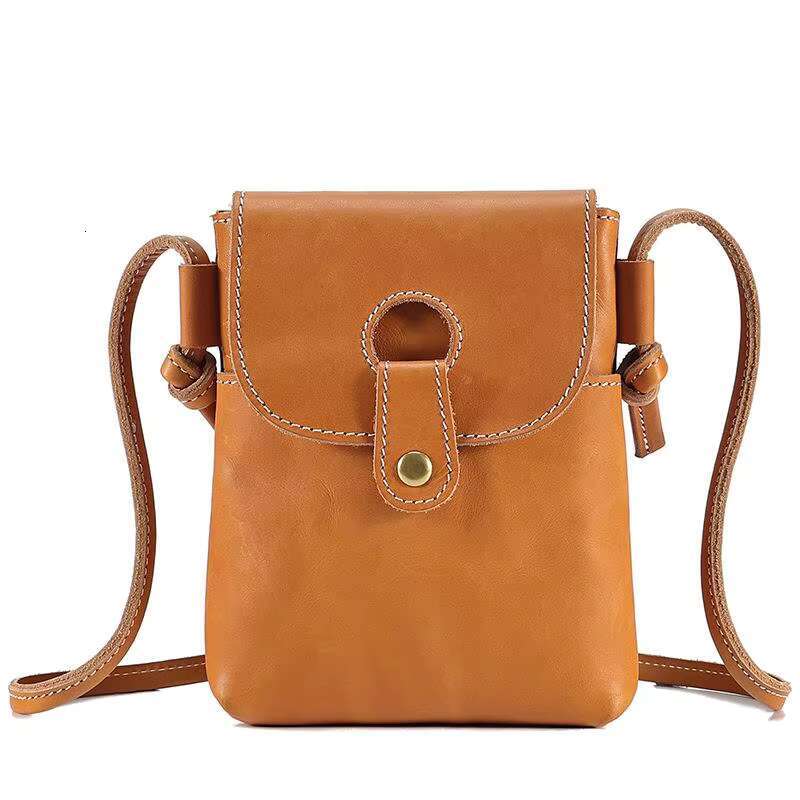 Johnature Simple Ladies Mini 2024 New Genuine Leather Solid Color Versatile Natural Real Cowhide Shoulder & Crossbody Bags