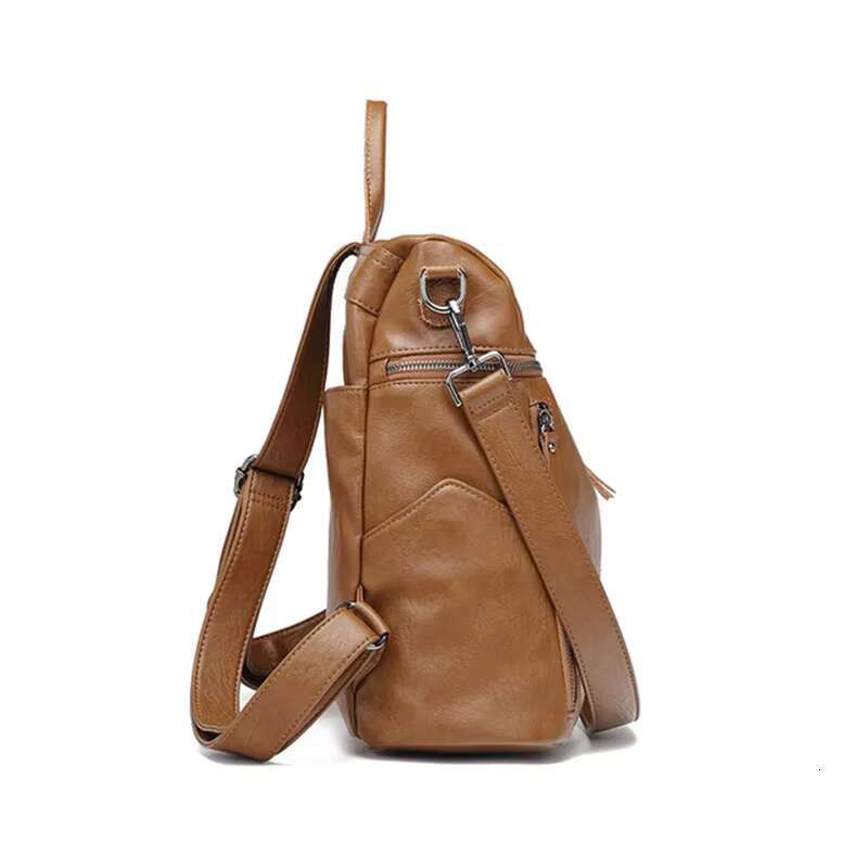 Genuine Leather Women's Backpack High Quality Fashion Cowhide Backpacks Women Casual Large Capacity Brand Shoulder Bags