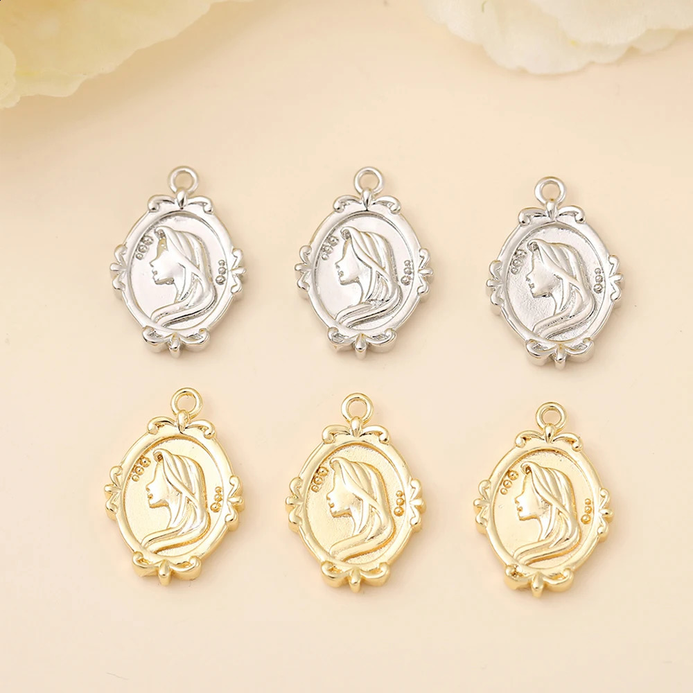 Factory Wholesale Brass The Sun Goddess Charms Pendant Necklace and Bracelet Earring Diy Jewelry Making Supplies Accessories 250117