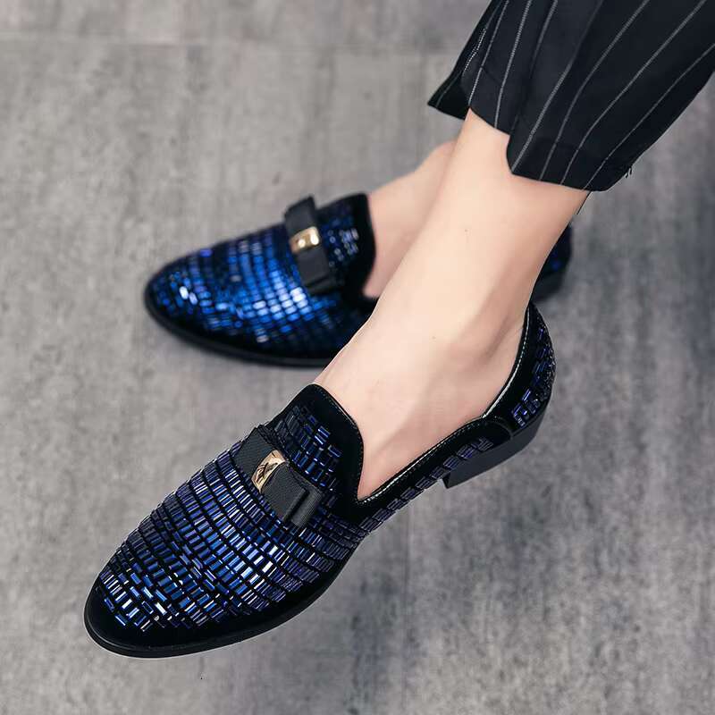 Casual Shoes Men Loafers Brand Rhies Italy Fashion Male Designer Wedding Elegant Moccasins Slip-On Driving Shoe