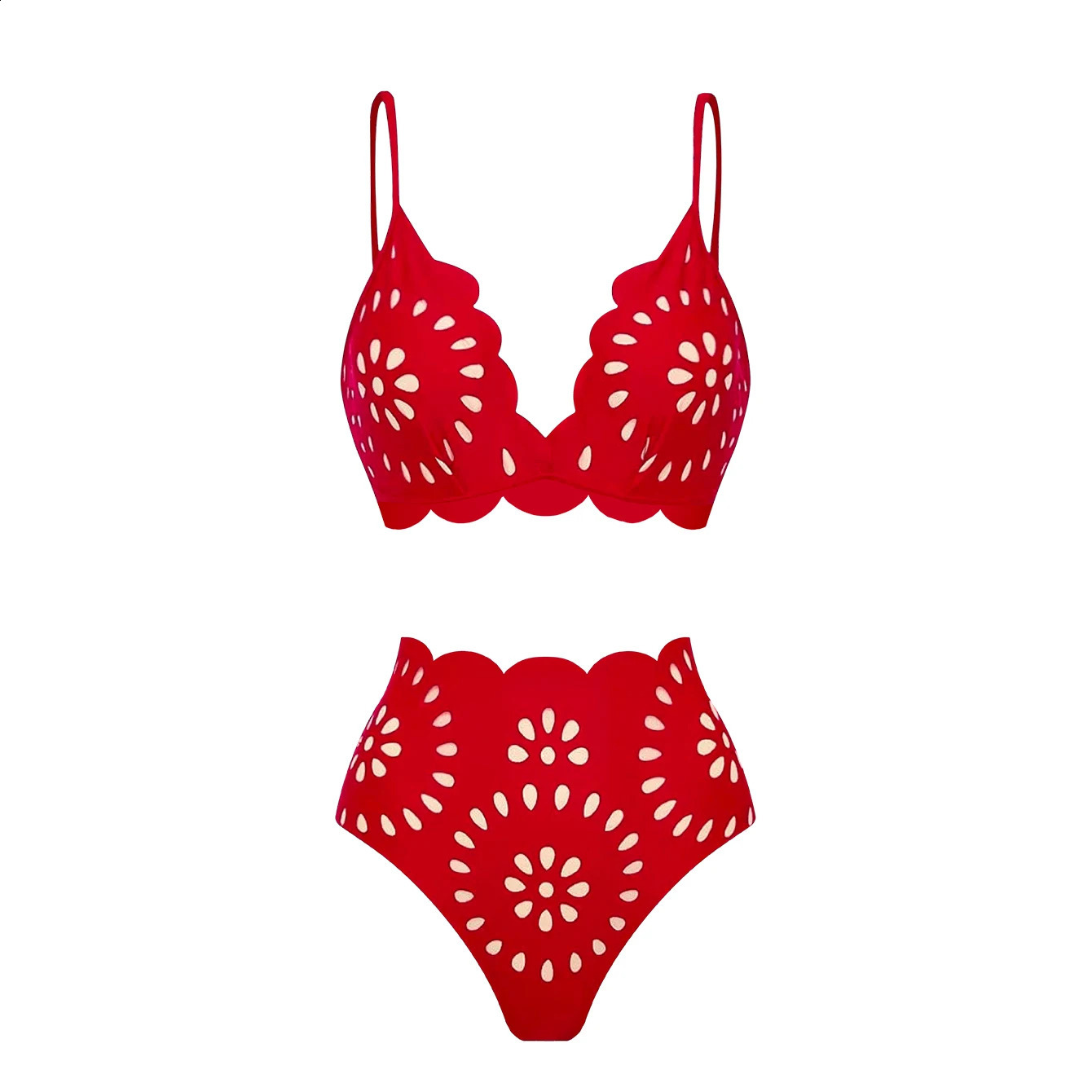 Sexy One Piece Swimsuit With Cover Up Women Bikini 2025 Swimwear Female Swimming Suit Long Skirt Red Biquini Bodysuit Beachwear 250116