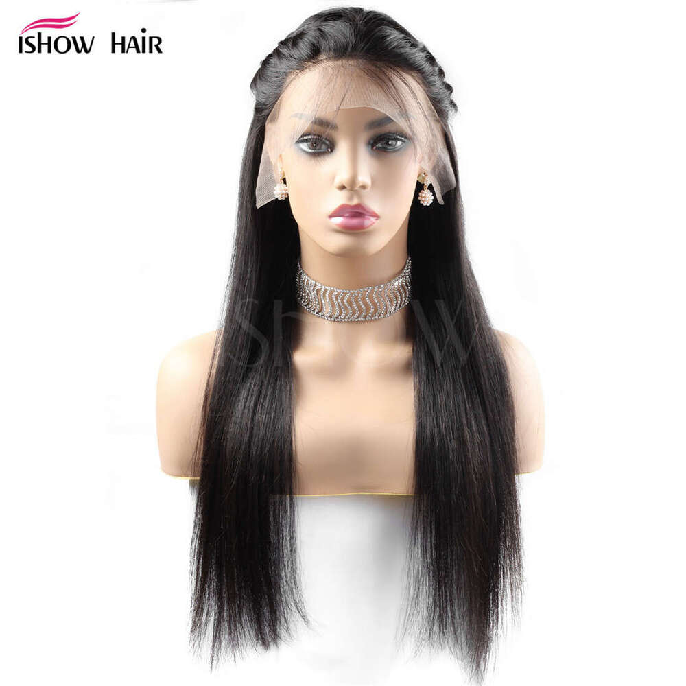 Lace Front Wig Cover T Shape Xu Changzhen S Lace Real Full Head Set Straight Human Hair Wig