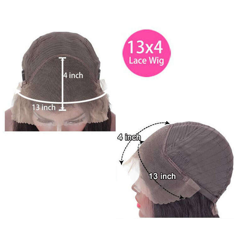 Lace Front Wig Cover T Shape Wig Front Lace Soft X Myanmar Straight Human Hair Headband Natural
