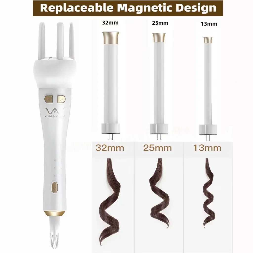 Vivid Vogue Automatic Hair Curler 3Gen 4Gen Ceramic Curling Iron Automatic Rotation 28mm 32mm Z250122