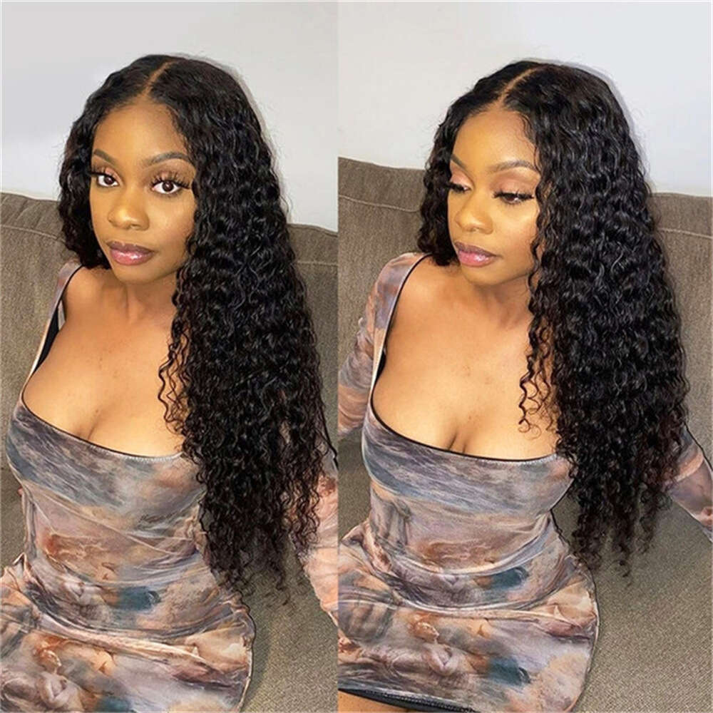 Lace Front Wig Cover T Shape Wig Feminine Style Slim And Curly Hair Full Cover Mid To Small Roll Front Lace Head Cover