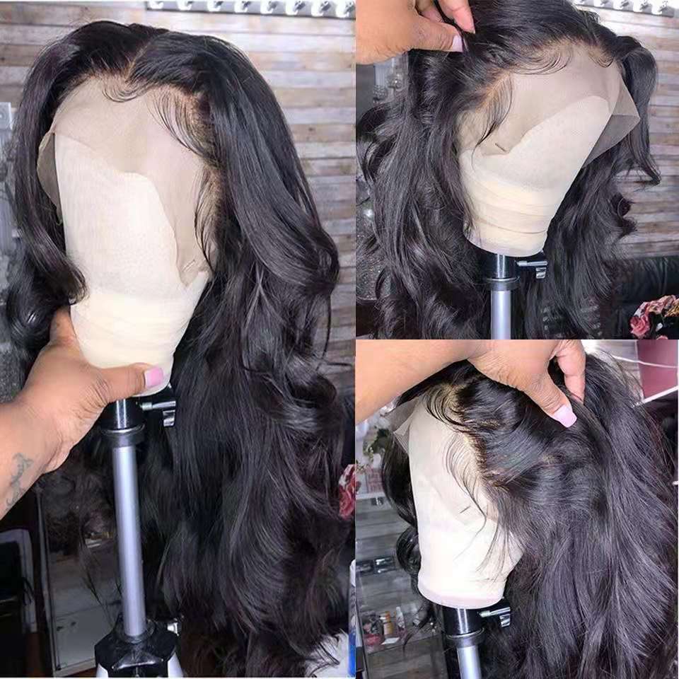 Lace Front Wig Cover T Shape New Lace For Women Rose Mesh Split Long Curly Hair Synthetic Wig Headband
