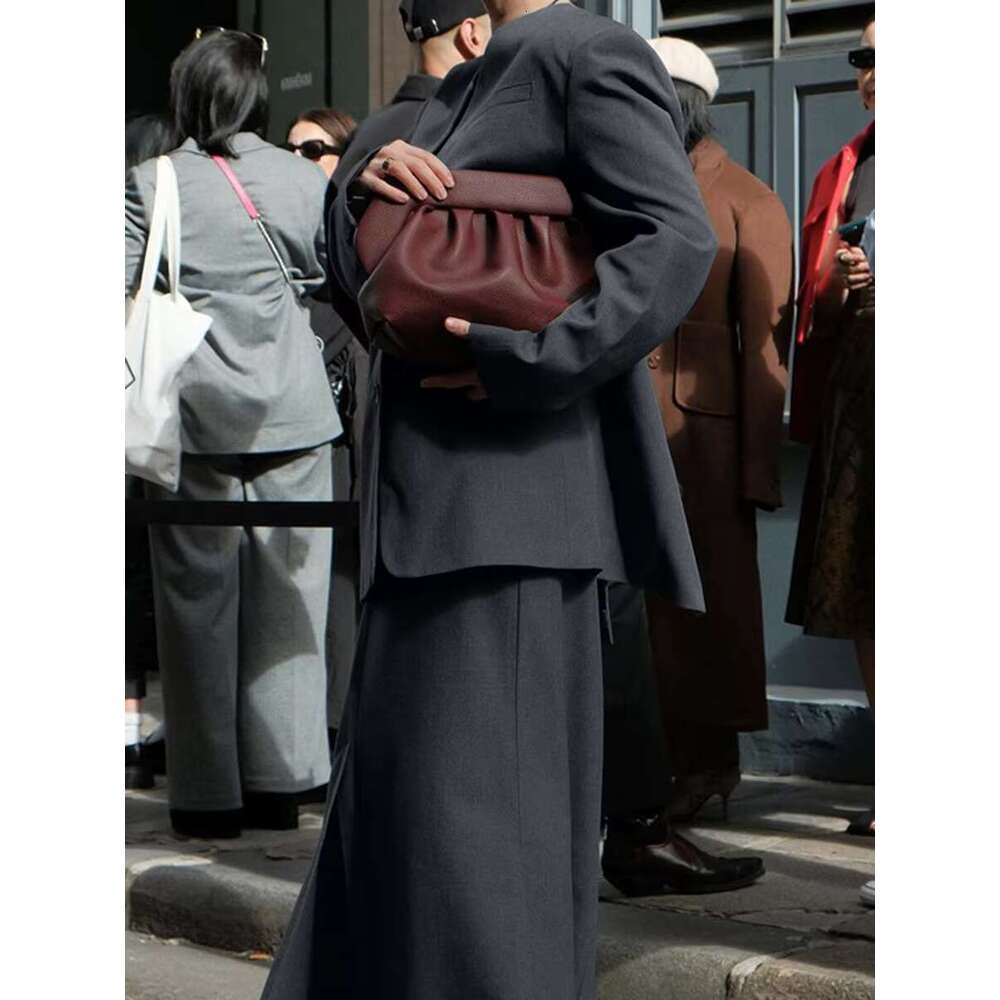 Autumn Vintage Solid Two-Piece Set Women 2024 New V Neck Blazer Jacket+Midi Skirts Elegant Fashion Simple Long Skirt Suits