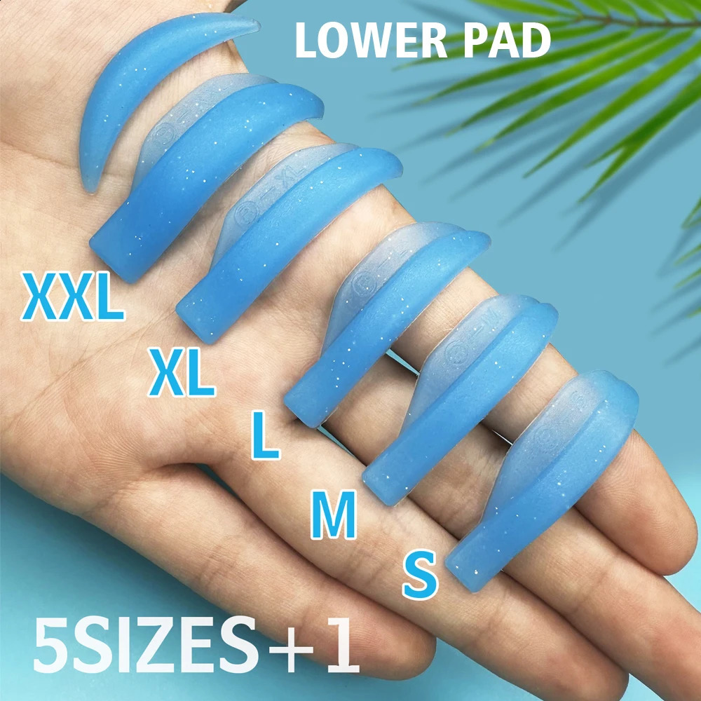 Libeauty 5 Pairs Silicone Lash Lift Shields Eyelash Perm Pads Lifting Rods 3D Curler Accessories Applicator Tools 250115