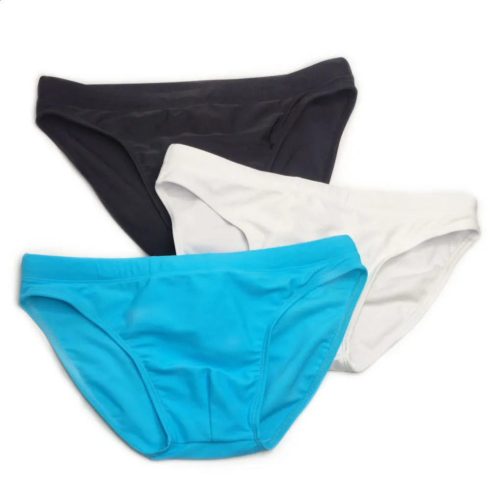 Sexy Solid Mens Swim Briefs Beach Pants Surfing Bathing Lowwaist Surfboard Swimwear Padded Pushup Swimming Swimsuits Shorts 250121