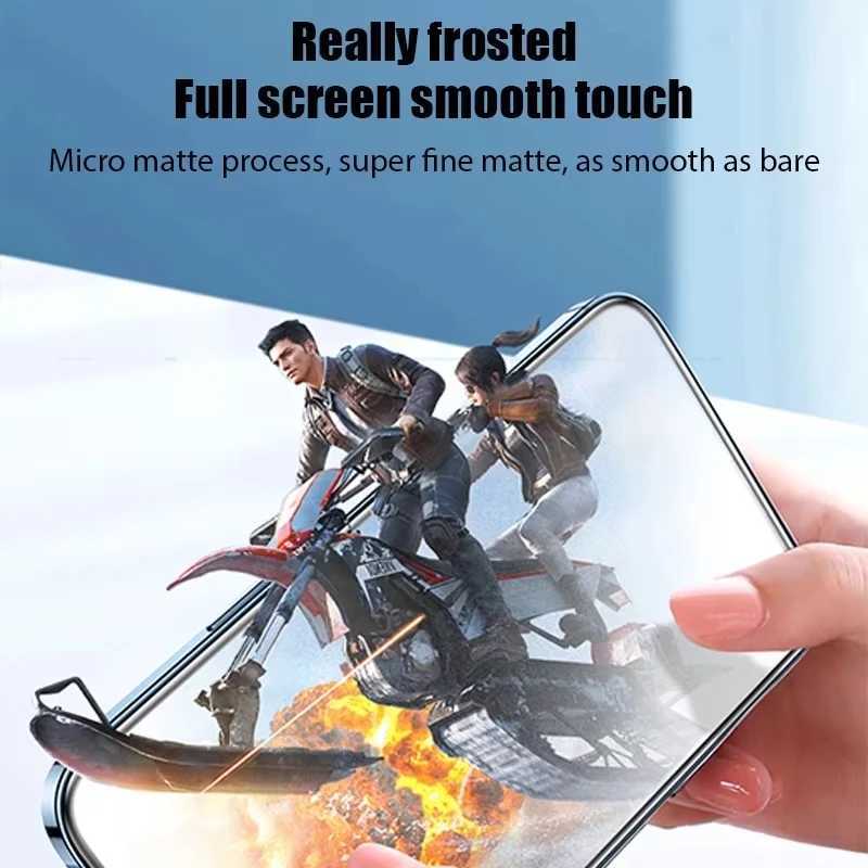 5PCS Matte Privacy Screen Protectors For iPhone 16 15 Pro Max 14 13 12 11 Pro X XR XS Max 7 8 Plus SE2 SE3 Anti Spy Ceramic Film M250120