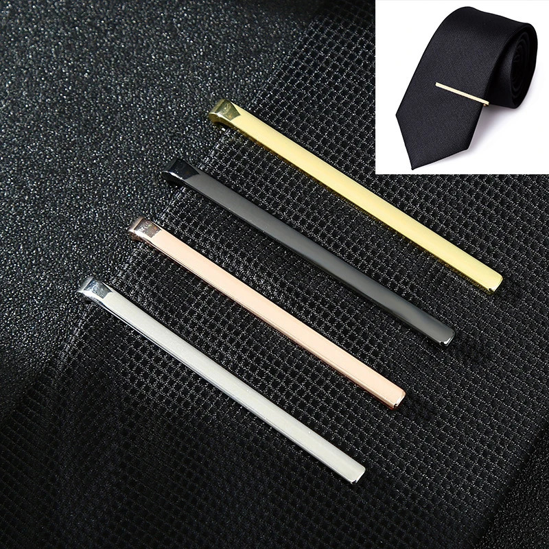 Simple Fashion Tie Clips MenS Metal Necktie Daily Business Wedding Ceremony Tie Clip Pin Men Party Jewelry Accessories Gift250120
