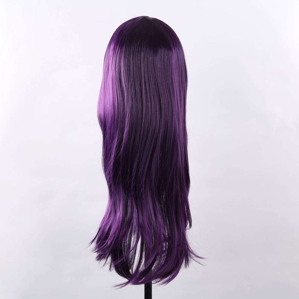 Lace Front Wig Cover T Shape Cm Curly Purple Women S Front Lace Wig With Small Lace Medium Split Pickled Long Curled Hair Synthetic Headset
