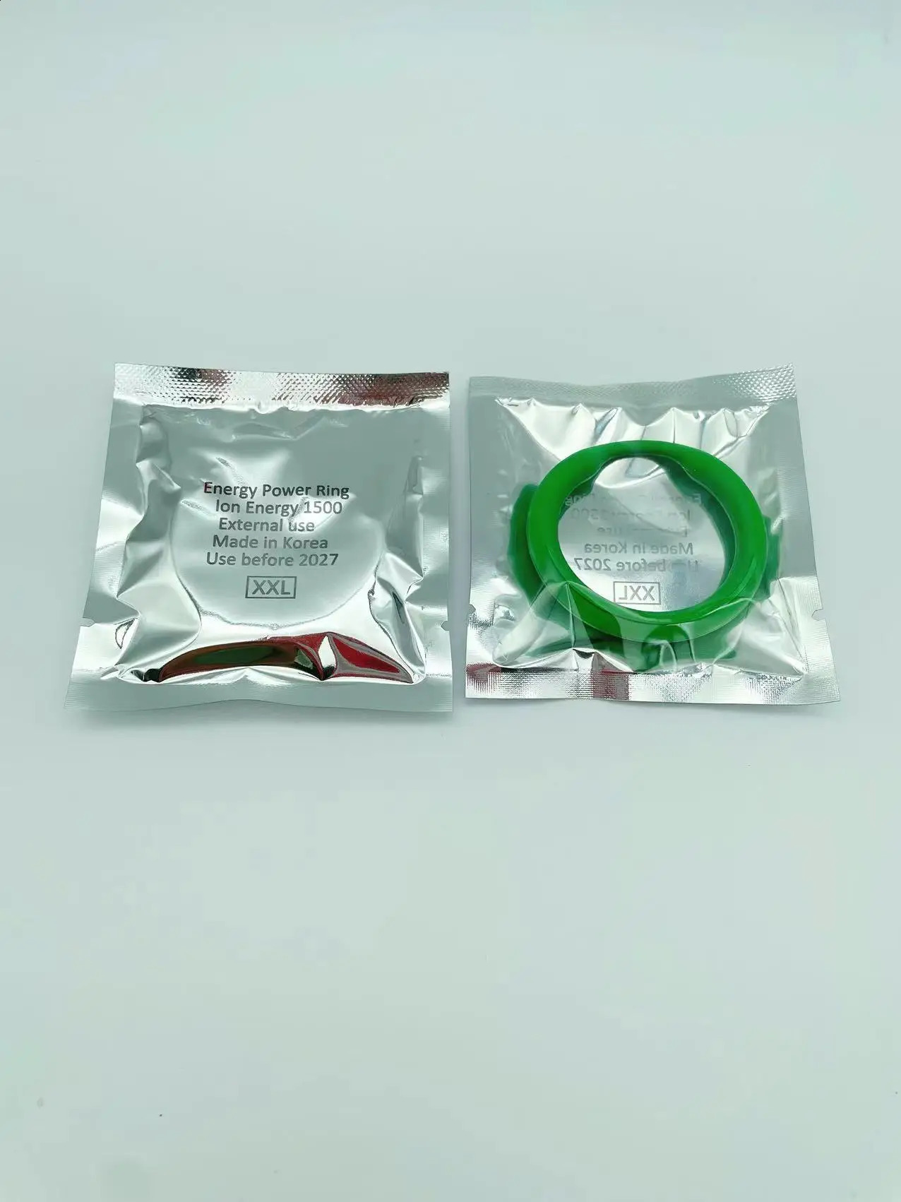 1 silicone ring with aluminum foil bag ring 250109