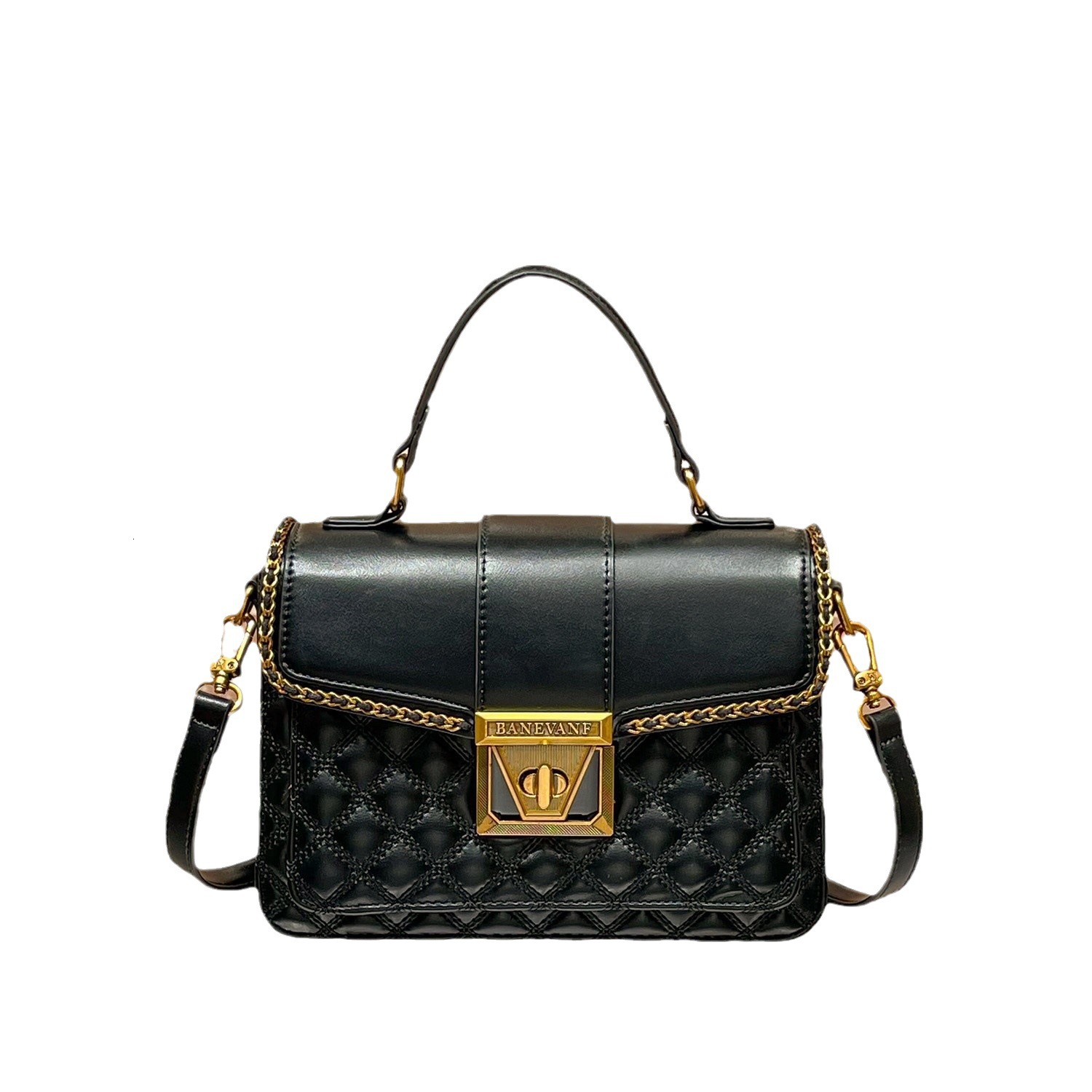 2025 new fashionable western-style buckle diamond grid small square bag, this year's popular single shoulder crossbody bag for women