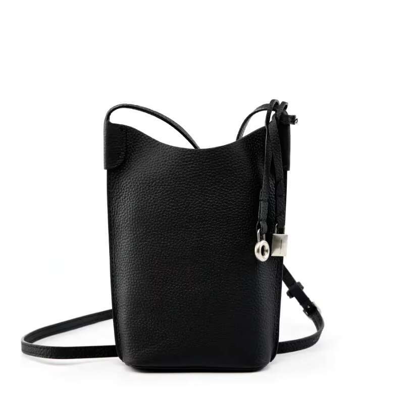 Women's Genuine Leather Crossbody Bags Top Layer Cowhide Mobile Phone Mini Bag